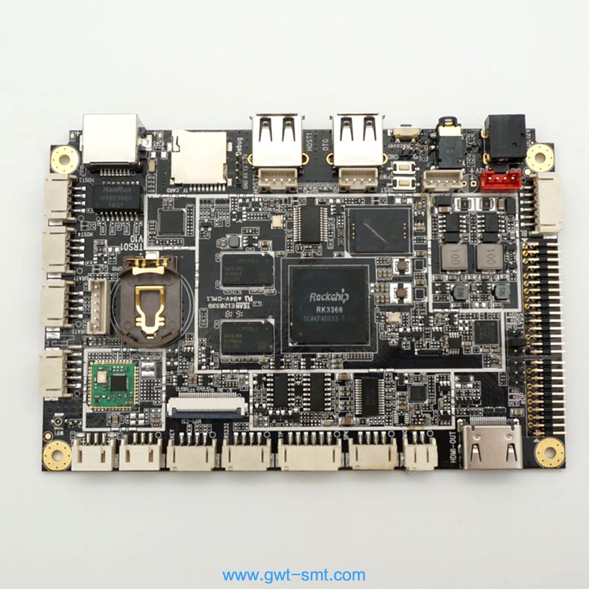 RK3368-smt貼片加工，礦機主板smt加工，DIP插件后焊